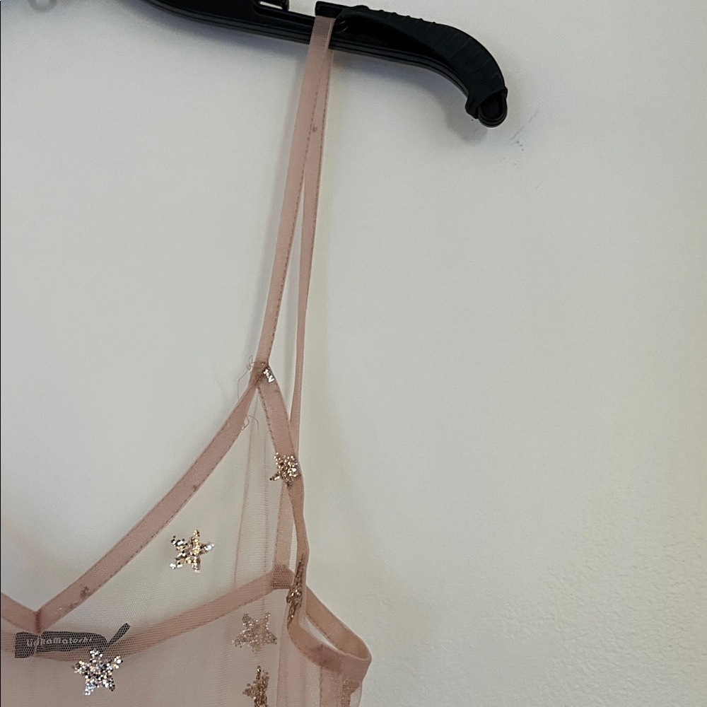 🌸✨ Lirika Matoshi Pink Star Tulle Maxi Dress – Size Small ✨🌸 - Picture 4 of 9